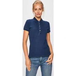 Polo Ralph Lauren - T-shirt. Niebieskie bluzki damskie Polo Ralph Lauren, s, bez wzorów, z elastanu, polo, z krótkim rękawem. W wyprzedaży za 299,90 zł.