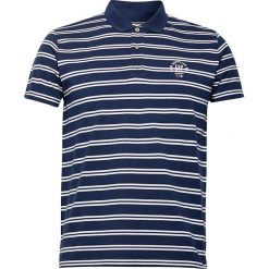 Koszulka polo w kolorze granatowym. Niebieskie koszulki męskie Esprit Men, s, w paski, z bawełny, polo, bez rękawów. W wyprzedaży za 39,95 zł.