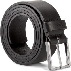 Pasek Męski CALVIN KLEIN - Essential Belt 3.5 K50K503421 90 001. Czarne paski męskie Calvin Klein, w paski, ze skóry. Za 189,00 zł.