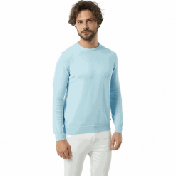 Jimmy Sanders sweter męski 19W L jasnoniebieski. Niebieskie swetry męskie m. Za 179,00 zł.