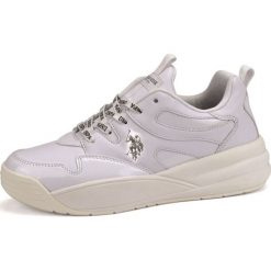 U.S. POLO ASSN. tenisówki damskie Nyna Club 39 biały. Białe trampki i tenisówki damskie U.S. Polo Assn., bez wzorów, ze skóry, na sznurówki. Za 369,00 zł.