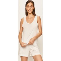 Dkny - Piżama. Białe piżamy damskie DKNY, s, bez wzorów, z dzianiny, bez rękawów. W wyprzedaży za 329,90 zł.