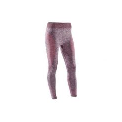 Legginsy bezszwowe Joga. Czarne legginsy skórzane DOMYOS, l. Za 64,99 zł.