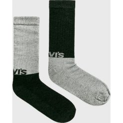 Levi's - Skarpety (2-pack). Szare skarpetki męskie marki Levi's®, z bawełny. Za 39,90 zł.