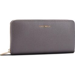 Duży Portfel Damski COCCINELLE - CW1 Metallic Saffiano E2 CW1 11 04 01 Fume Y28. Szare portfele damskie Coccinelle, ze skóry. Za 599,90 zł.
