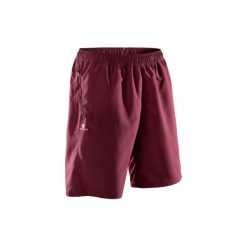 Spodenki fitness kardio FST120 męskie. Czerwone bermudy męskie DOMYOS. Za 29,99 zł.