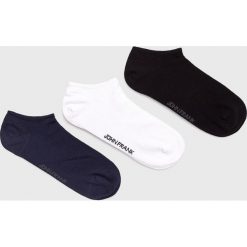 John Frank - Skarpety (3-pack). Szare skarpetki męskie marki John Frank, z bawełny. W wyprzedaży za 29,90 zł.