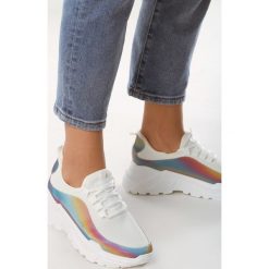 Białe Sneakersy Prideful. Białe sneakersy damskie Born2be, z materiału. Za 89,99 zł.