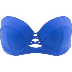 Biustonosz bikini na fiszbinach bonprix niebieski. Niebieskie bikini bonprix. Za 32,99 zł.