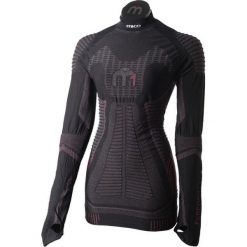 Mico Woman Long Sleeves Mock Neck Shirt M1 Nero Fucsia L (III). Koszulki damskie termoaktywne Mico, m, bez wzorów, z włókna. Za 489,00 zł.