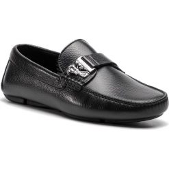 Mokasyny VERSACE COLLECTION - V900720 VM00447 V000N Nero/Nikel. Czarne mokasyny męskie Versace Collection, ze skóry, klasyczne. W wyprzedaży za 869,00 zł.