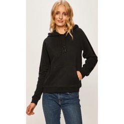 Polo Ralph Lauren - Bluza. Czarne bluzy damskie Polo Ralph Lauren, s, z aplikacjami, z bawełny, bez rękawów, z kapturem. W wyprzedaży za 679,90 zł.