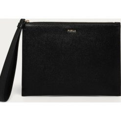 Furla - Kopertówka skórzana Babylon. Czarne kopertówki damskie Furla, bez wzorów, z poliesteru, bez dodatków. Za 419,90 zł.