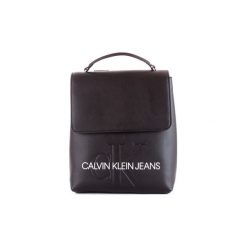 Plecaki Calvin Klein Jeans K60K605538. Czarne plecaki damskie Calvin Klein Jeans, bez wzorów, z jeansu. Za 603,78 zł.
