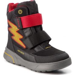 Śniegowce GEOX - J Sveggen B.Babx C J847UC 0CEFU C0048 D Black/Red. Czarne śniegowce chłopięce Geox, bez zapięcia. W wyprzedaży za 289,00 zł.