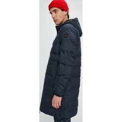 Jack & Jones - Kurtka. Niebieskie płaszcze męskie Jack & Jones, m, bez wzorów, z poliesteru, długie, z kapturem. W wyprzedaży za 339,90 zł.