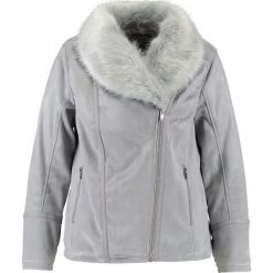 Bomberki damskie: Dorothy Perkins Curve Kurtka skórzana grey