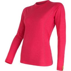 Sensor koszulka termoaktywna z długim rękawem Merino Wool Active W magenta S. Różowe koszulki damskie termoaktywne Sensor, s, bez wzorów, z wełny, bez kołnierzyka, z długim rękawem, długie, bez kaptura, outdoorowe. Za 215,00 zł.