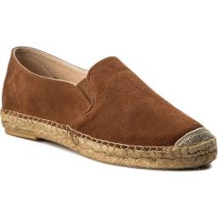 Espadryle EVA MINGE - Cordoba 3A 18MC1372331ES 804. Brązowe tomsy damskie Eva Minge, z materiału, na płaskiej podeszwie. W wyprzedaży za 199,00 zł.