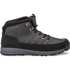 Buty zimowe męskie: BUTY MĘSKIE TRAPERY T178 – CZARNE/GRAFITOWE