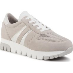 Sneakersy TAMARIS - 1-23749-24 Lt.Grey Su/Str 205. Szare półbuty damskie Tamaris, z zamszu. W wyprzedaży za 259,00 zł.