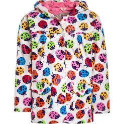 Hatley LADYBIRDS CLASSIC RAINCOAT Kurtka przeciwdeszczowa rainbow. Białe kurtki dziewczęce przeciwdeszczowe marki Hatley, z materiału. Za 229,00 zł.