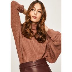 Answear - Sweter. Różowe swetry damskie ANSWEAR, s, bez wzorów, z bawełny, bez rękawów, bez kaptura. W wyprzedaży za 69,90 zł.