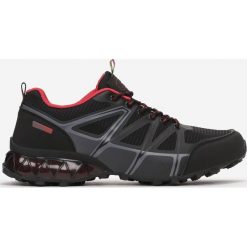 Czarno-Czerwone Buty Sportowe Talome. Czarne buty sportowe męskie Born2be, bez zapięcia. Za 119,99 zł.