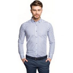 Koszula versone 2706 długi rękaw slim fit niebieski. Czerwone koszule męskie slim marki Recman, m, z długim rękawem. Za 149,00 zł.