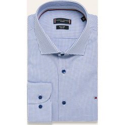Tommy Hilfiger Tailored - Koszula. Niebieskie koszule męskie Tommy Hilfiger Tailored, bez wzorów, z bawełny, eleganckie, z klasycznym kołnierzykiem, z długim rękawem. Za 299,90 zł.