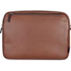 Torby na ramię męskie: ECCO Eday L – Brązowy – 37x26x7cm – Torby
