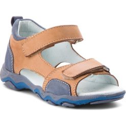 Sandały MIDO - 31-05 Camel. Pomarańczowe sandały chłopięce marki Mido, ze skóry, bez zapięcia. Za 159,00 zł.