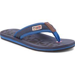 Japonki NAPAPIJRI - Toledo 16898561 Blue Marine N65. Niebieskie klapki męskie Napapijri, ze skóry. W wyprzedaży za 119,00 zł.