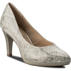 Półbuty CAPRICE - 9-22414-20 Grey Snake Mul 247. Szare półbuty damskie skórzane Caprice, na obcasie. W wyprzedaży za 199,00 zł.