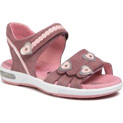 Sandały SUPERFIT - 6-06133-90 D Lila/Rose. Różowe sandały dziewczęce Superfit, z zamszu, bez zapięcia. Za 299,00 zł.