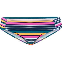 Figi bikini bonprix różowo-ciemnoniebieski w paski. Różowe stroje kąpielowe damskie bonprix, w paski. Za 44,99 zł.