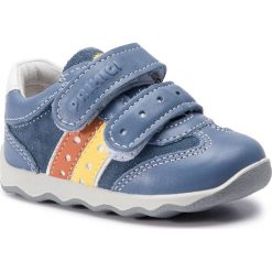 Sneakersy PRIMIGI - 3371133 M Azzur. Niebieskie trampki chłopięce Primigi, bez wzorów, ze skóry, na rzepy. W wyprzedaży za 169,00 zł.