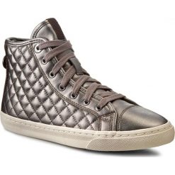 Sneakersy GEOX - D New Club A D4258A 000NF C1018 Gołębi Szary. Szare półbuty damskie Geox, ze skóry ekologicznej. W wyprzedaży za 179,00 zł.