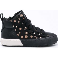 Geox - Buty dziecięce. Czarne półbuty damskie skórzane marki Geox, sportowe. W wyprzedaży za 199,90 zł.