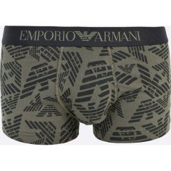 Emporio Armani - Bokserki. Zielone bokserki męskie z elastanu. W wyprzedaży za 79,90 zł.