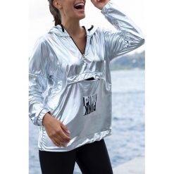 Bluza damska CALINA SILVER. Szare bluzy damskie Bluza damska CALINA SILVER, s, bez wzorów. W wyprzedaży za 119,00 zł.