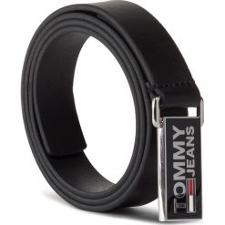 Pasek Damski TOMMY JEANS - Tjw Flag Belt 2.5 AW0AW07846 BDS. Czarne paski damskie Tommy Jeans, w paski, z jeansu. W wyprzedaży za 179,00 zł.
