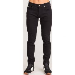 JEANSY SKINNY FIT Versace Jeans Couture. Czarne jeansy męskie Versace Jeans Couture, m, z nadrukiem. Za 679,00 zł.