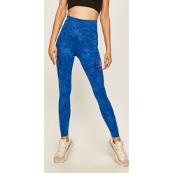 Desigual Sport - Legginsy. Niebieskie spodnie damskie Desigual Sport, s, bez wzorów, z elastanu, z podwyższonym stanem. Za 299,90 zł.