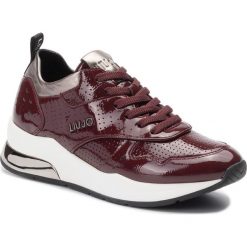 Sneakersy LIU JO - Karlie 14 B69025 PX041 Bordeaux S1703. Czerwone półbuty damskie Liu Jo, ze skóry. Za 759,00 zł.