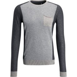 Swetry klasyczne męskie: Teddy Smith POKOS Sweter gris chine moyen
