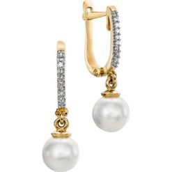 Kolczyki damskie: Kolczyki – , Diament 0,08ct,…