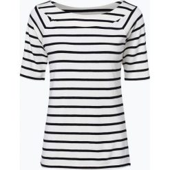 More & More - T-shirt damski, beżowy. Brązowe t-shirty damskie More & More, w paski, z wiskozy. Za 139,95 zł.