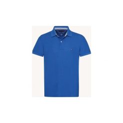 Koszulki polo z krótkim rękawem Tommy Hilfiger MW0MW09731 REGULAR POLO. Niebieskie koszulki męskie TOMMY HILFIGER, s, bez wzorów, z krótkim rękawem. Za 263,05 zł.