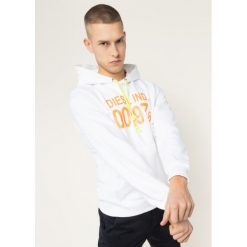 Bluza Diesel S-Girk-Hood 00SAUN 0IAJH. Białe bluzy męskie Diesel, s, bez wzorów, z bawełny, bez kołnierzyka, bez rękawów, bez kaptura. W wyprzedaży za 369,00 zł.